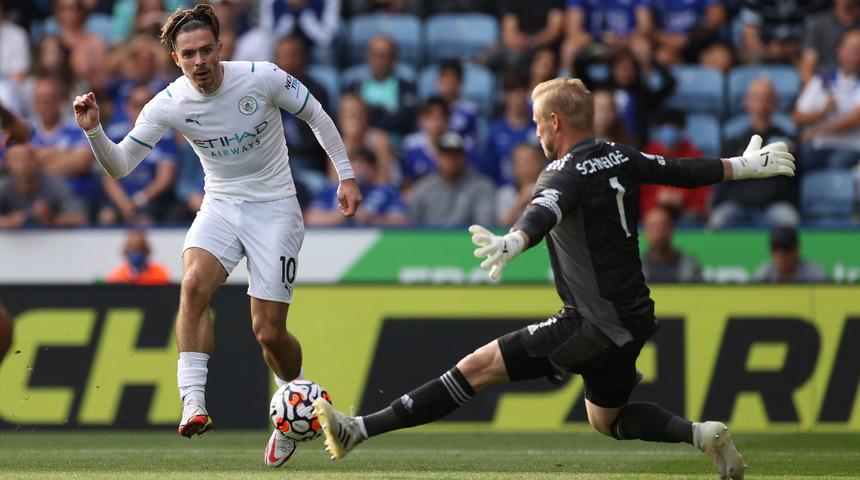Man. City, Leicester'ı zor da olsa geçti