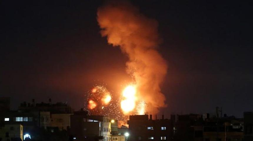 İsrail'den Gazze'ye hava saldırısı
