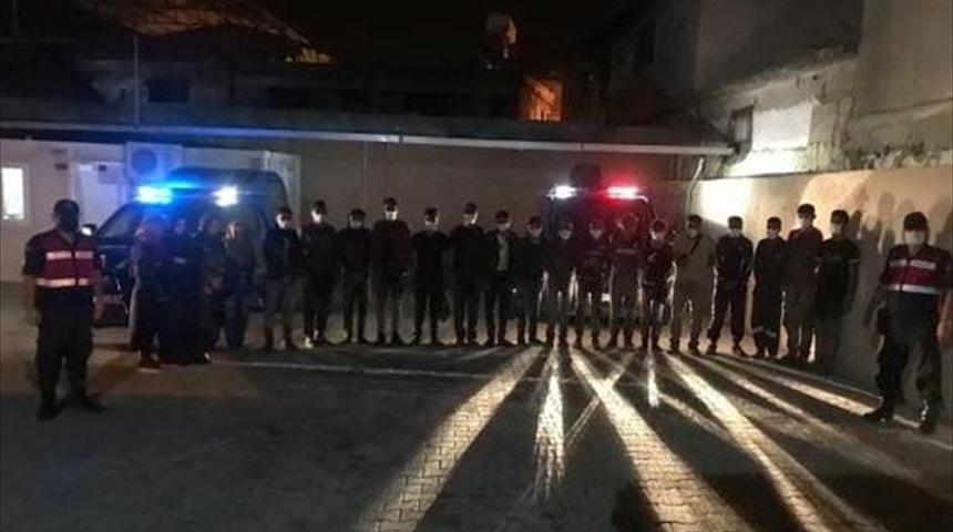Hatay'da 187 düzensiz göçmen yakalandı