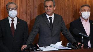 Bakan Özer yüz yüze eğitimde 1 haftalık bilançoyu açıkladı: 198 derslikte eğitime ara verildi