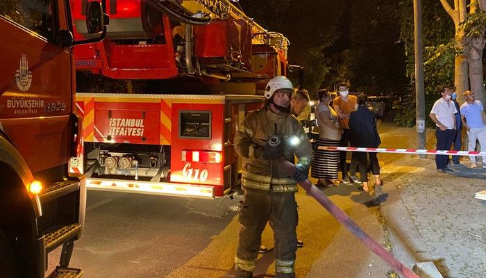 Kadıköy’de 5 katlı binada yangın çıktı