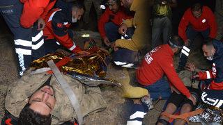 Nemrut Dağı'nda korkutan anlar! Komandolar kurtardı