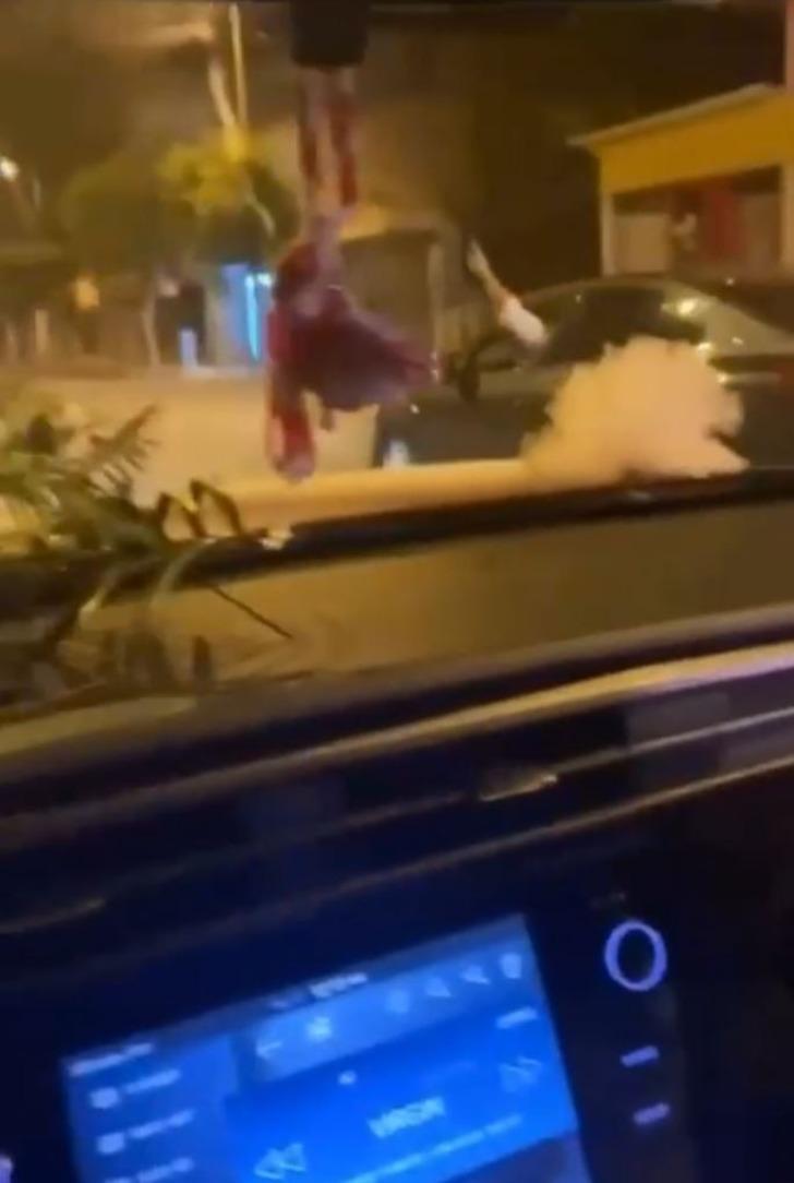 Antalya'da dehşete düşüren görüntüler! Silahlı driftli maganda terörü G3