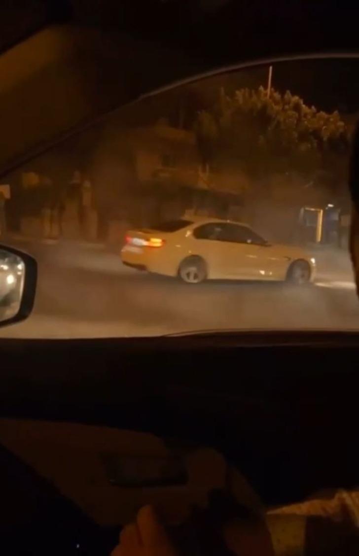 Antalya'da dehşete düşüren görüntüler! Silahlı driftli maganda terörü G4