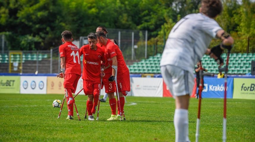 Ampute Futbol Milli Takımı, Gürcistan'ı 10-0 yendi