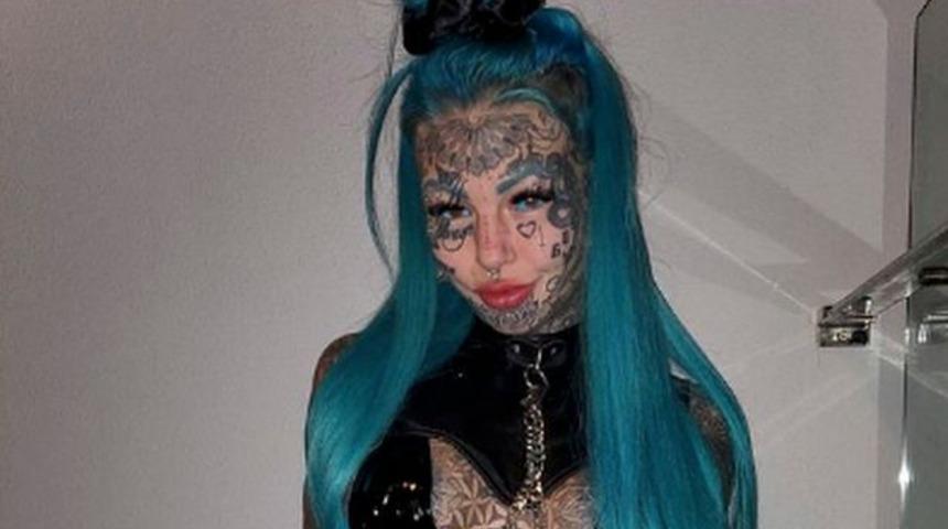 Dövme modeli Amber Luke, eski halini paylaştı! Takipçileri tanıyamadı