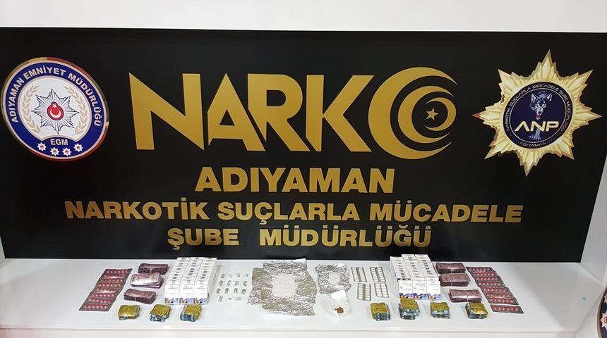Adıyaman'da uyuşturucu operasyonlarında 5 kişi yakalandı