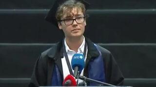 İTÜ birincisi Umutcan Ay'ın mezuniyet konuşması sosyal medyayı yıktı geçti 