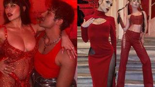 Ünlü modacı Dilara Fındıkoğlu'ndan kırmızı parti! Gecede kimler yok ki...