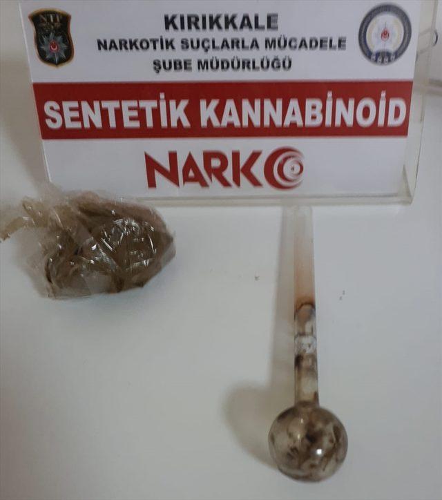 Kırıkkale'de uyuşturucu operasyonunda yakalanan zanlı tutuklandı