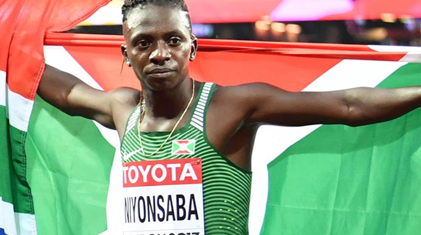 Burundili atlet Francine Niyonsaba'dan dünya rekoru