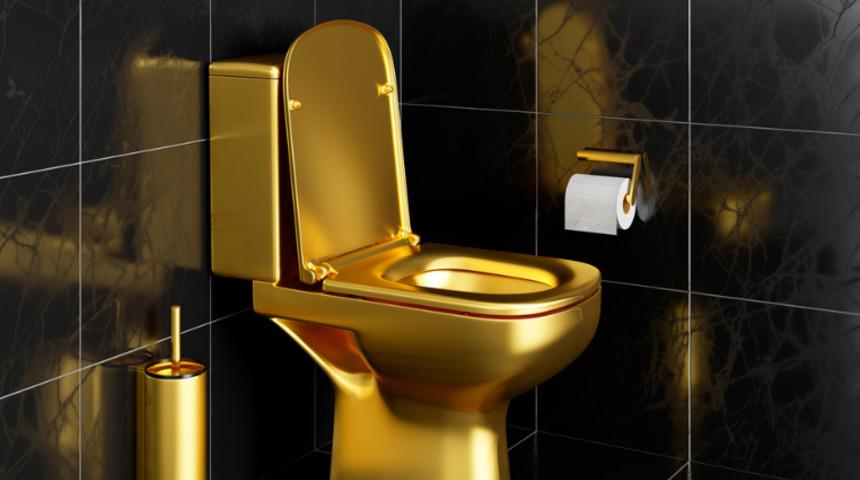Tamamı 18 ayar altından yapıldı! Tuvalet 'Amerika' hâlâ kayıp!
