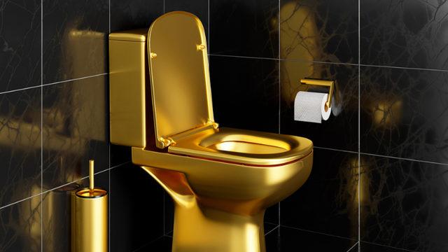 Tamamı 18 ayar altından yapıldı! Tuvalet 'Amerika' hâlâ kayıp!
