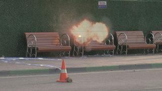 Otobüs durağında bomba paniği! Fünyeyle patlatıldı, içinden bakın ne çıktı