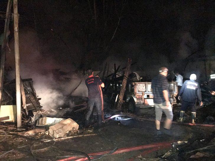 Malatya'da odun deposunda çıkan yangın söndürüldü G1