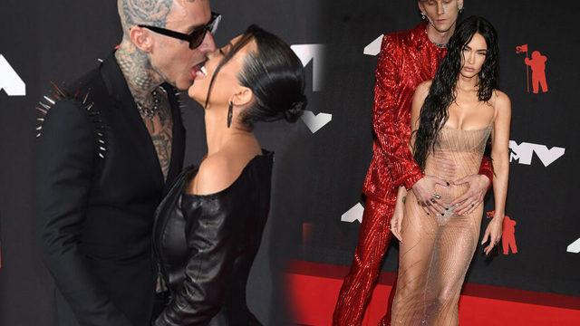 Megan Fox ve Kourtney Kardashian sevgilileriyle tuvalete girdi! Ateşli anlar paylaşıldı