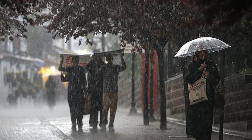 Hafta sonuna dikkat! Meteoroloji'den 'kuvvetli yağış' uyarısı