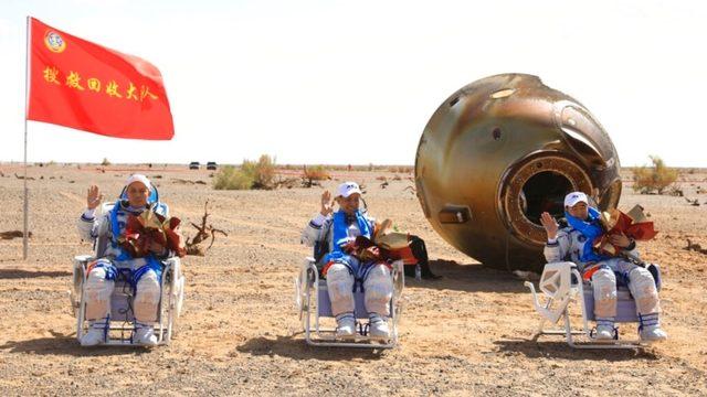 Üç Taykonot 90 Günün Ardından Dünyaya Döndü