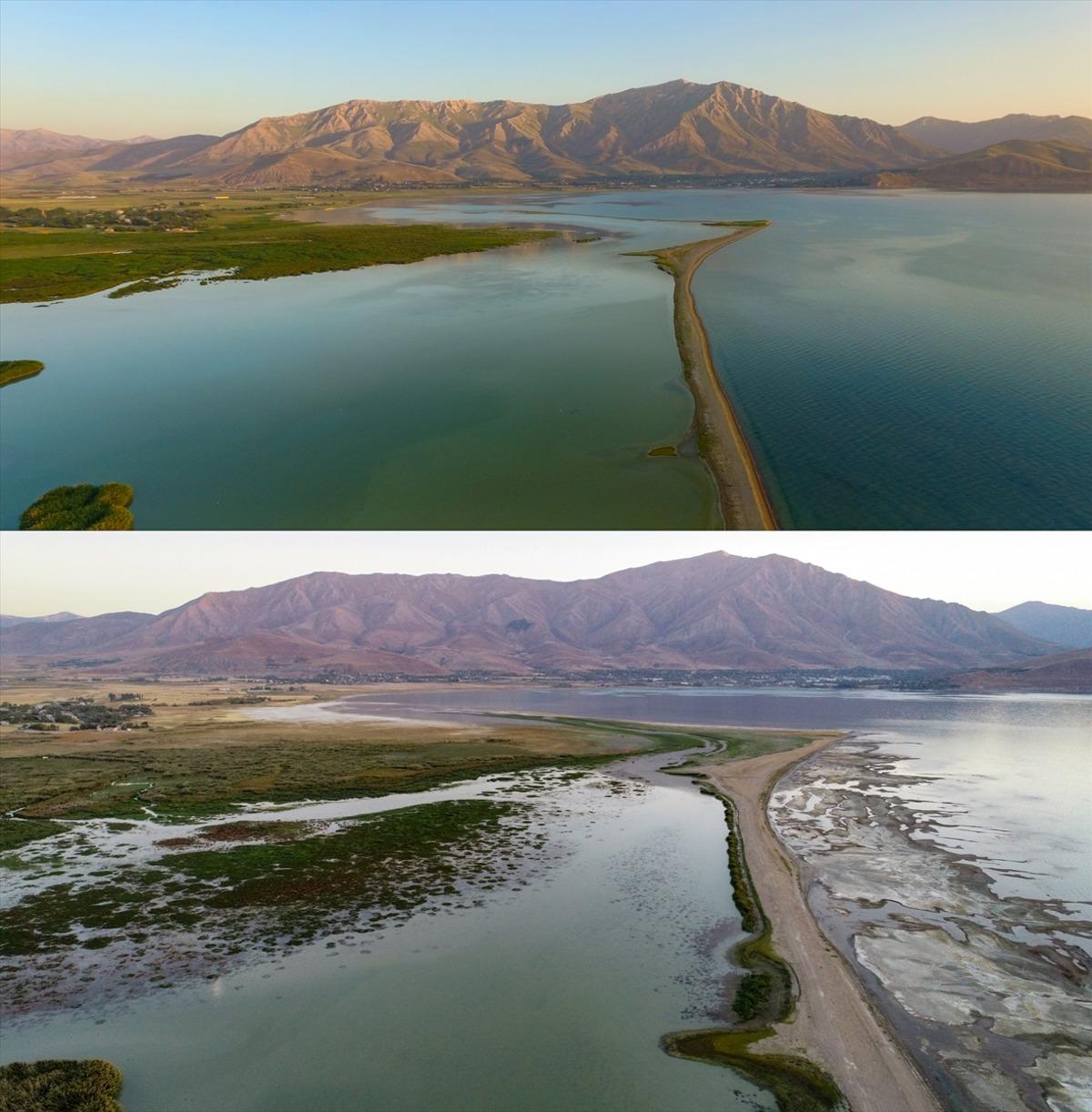 Van G&ouml;l&uuml;'ndeki &ccedil;ekilme ciddi boyutlara ulaştı