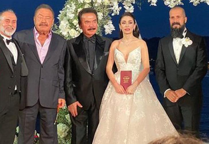 Orhan Gencebay'ın oğlu Gökhan Gencebay ile Seda Han Özmen evlendi