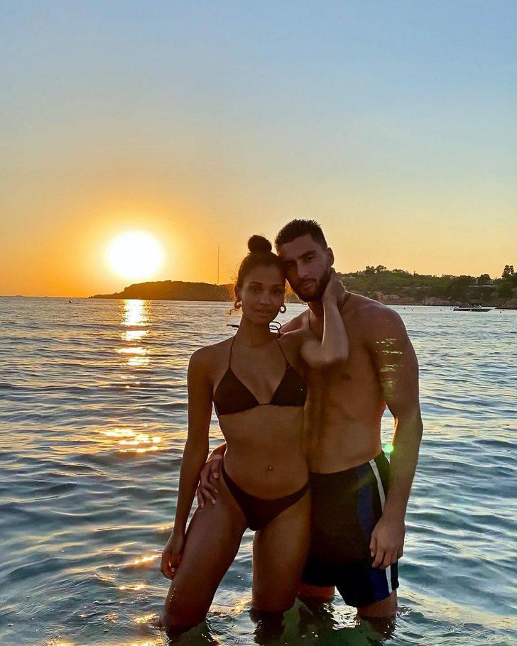 Galatasaray'dan hatalı gol yiyen Strakosha'nın sevgilisi bir içim su çıktı! G1