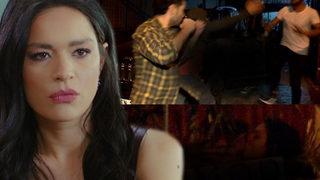 Yasak Elma'da yasak aşk çıktı! Dizinin Zehra'sı Şafak Pekdemir, evli yönetmenle sarmaş dolaş yakalanınca muhabirlere saldırdı