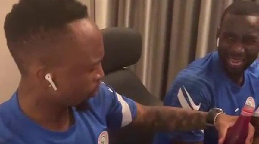  Çaykur Rizespor oyuncularının kebap ziyafeti