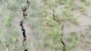 Yer: Ankara! Yüzey yarıkları vatandaşları tedirgin etti