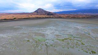 Burdur'da göçmen kuşların uğrak noktası Karataş Gölü kurudu