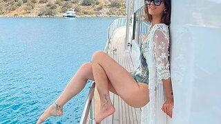 İrem Helvacıoğlu denizden paylaştı! Yaz onun için şimdi başladı