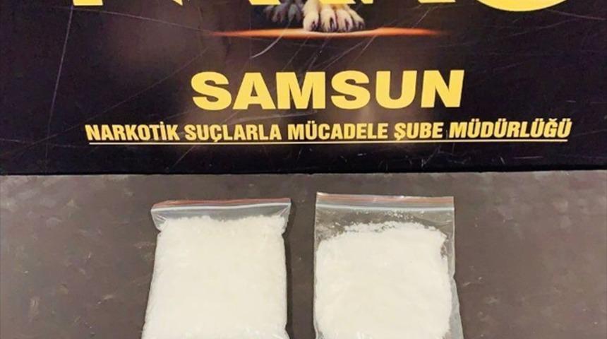 Samsun'da aracında uyuşturucu bulunan şüpheli yakalandı