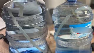 Eskişehir'de skandal olay! Damacanadan hortum çıktı