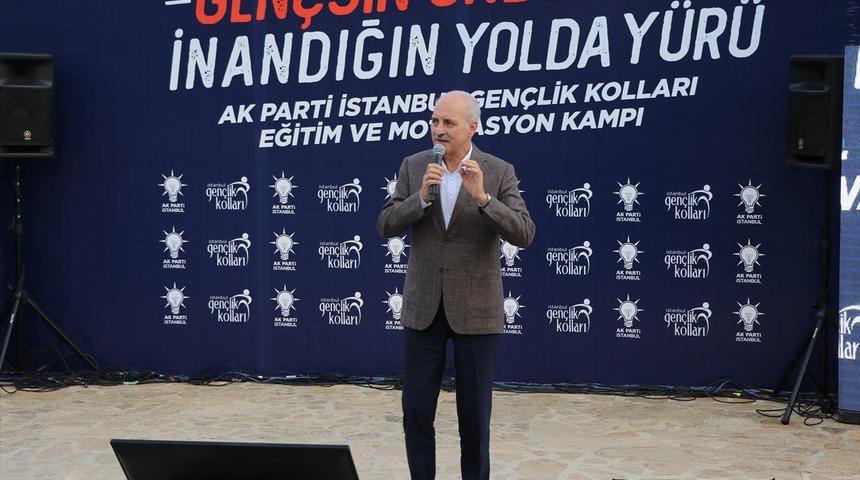 AK Parti'li Kurtulmuş, Edirne'de Gençlik Kolları Eğitim ve Motivasyon Kampı'nı ziyaret etti: