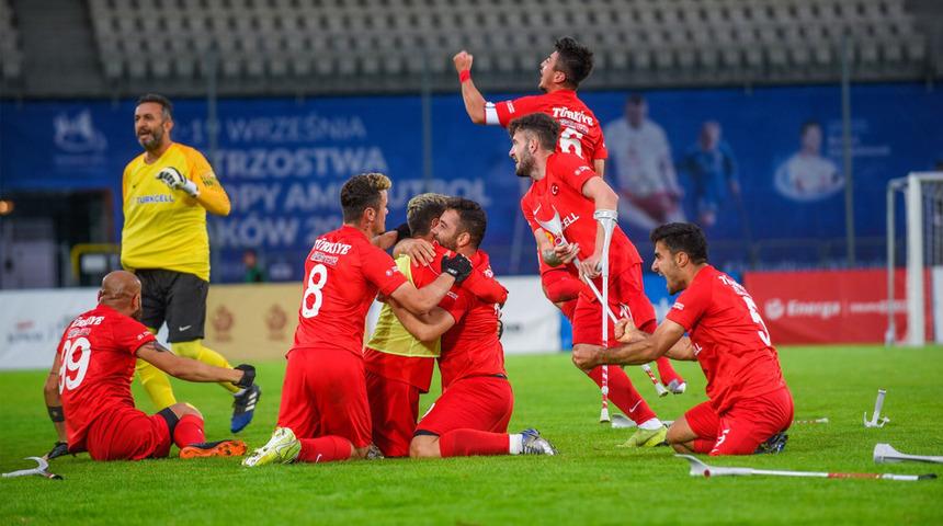 Türkiye Milli Ampute Takımı, Avrupa Şampiyonu oldu!