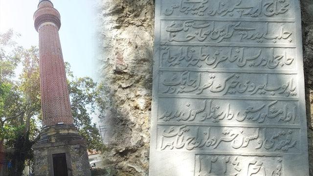 Gören fotoğrafını çekmeden gitmiyor! Cami gitti, minaresi kaldı