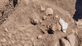 Yer: Kahramanmaraş! Orta Çağ'dan kalma çocuk iskeleti bulundu