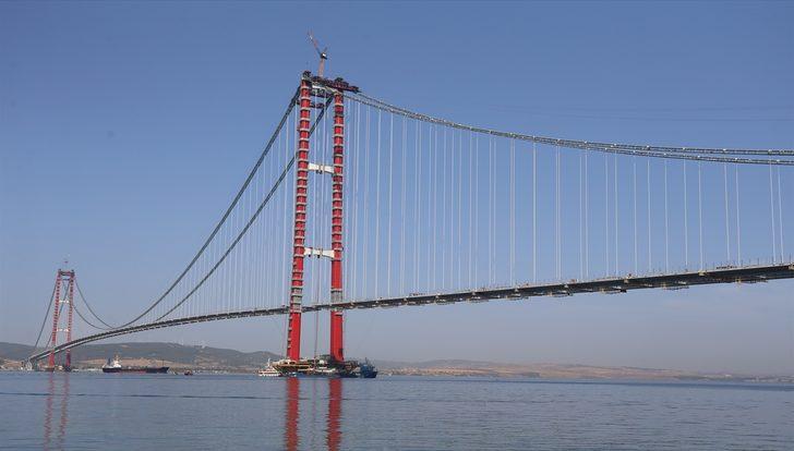 1915 Çanakkale Köprüsü'nün tabliye montajları tamamlanma aşamasına geldi G3