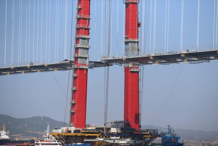 1915 Çanakkale Köprüsü'nün tabliye montajları tamamlanma aşamasına geldi G4