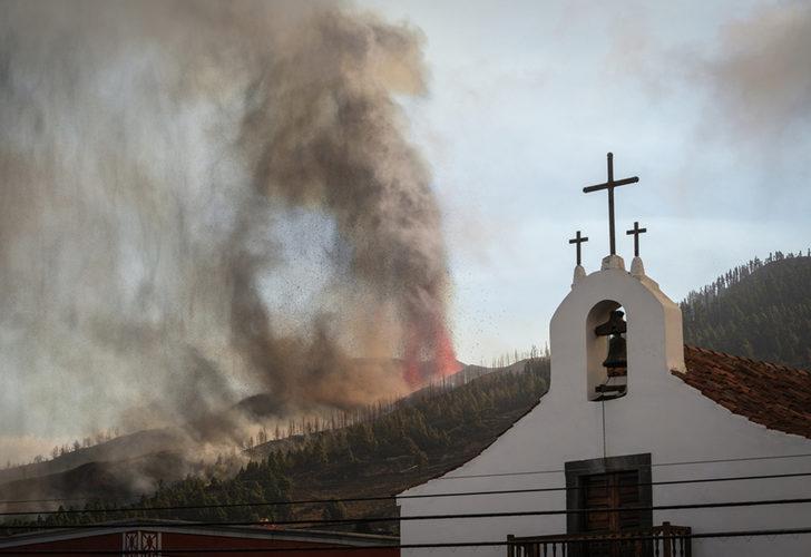İspanya'da La Palma Adası'nda alarmın rengi kırmızıya döndü! 5 bin kişi tahliye ediliyor G1
