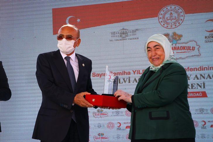 AK Parti Genel Başkanvekili Binali Yıldırım'ın eşi Semiha Yıldırım Tekirdağ'da anaokulu açılışı yaptı G4