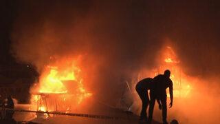 Bir günde ikinci yangın! Alev alev yanan lüks tekne battı