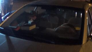 Her yolu denemişler! 'Basın' yazılı aracın içinden bakın ne çıktı