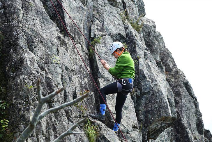 Yoroz Kent Ormanı dağcılık ve kaya tırmanışı sporcularından ilgi görüyor G5