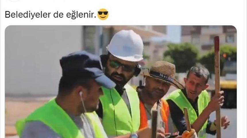 Nevşehir Belediyesi iş&ccedil;ilerinin g&uuml;l&uuml;mseten g&ouml;r&uuml;nt&uuml;leri ilgi g&ouml;rd&uuml;