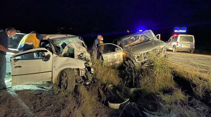 Karabük’te katliam gibi kaza: 2 ölü, 6 yaralı