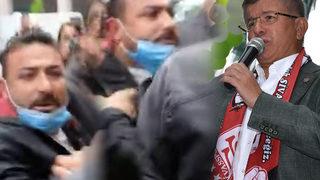 Davutoğlu'nun ziyaretinde gergin anlar: Kime konuşuyorsun 10 kişi var