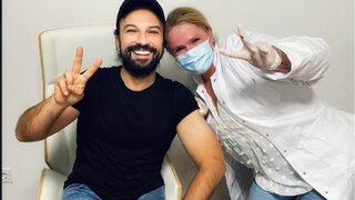 Tarkan, ikinci doz koronavirüs aşısını oldu 