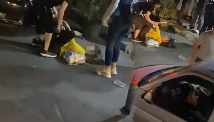 İstanbul'da dram şiddete dönüştü! Uyuşturucu bağımlısı kızını sokakta sopayla dövdü
