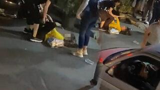 İstanbul'da dram şiddete dönüştü! Uyuşturucu bağımlısı kızını sokakta sopayla dövdü