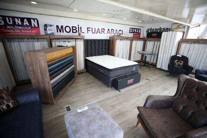 Sakaryalı mobilya firması müşterilerine "mobil fuar tırı" ile ulaşıyor G5